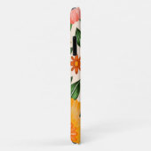 Spring Tropical Floral Individuelle Name Case-Mate iPhone Hülle (Hinten/Rechts)