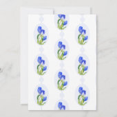 Spring Tulip Blume 2. Kindersprinkle Einladung (Rückseite)