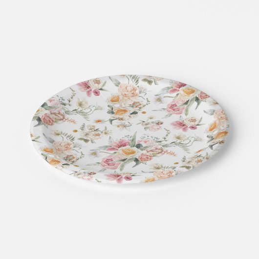 Spring Tulip Blume Paper Teller (Schrägansicht)