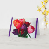 Spring Tulip Bouquet Karte (Gelbe Blume)