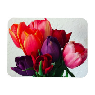 Spring Tulip Bouquet Magnet