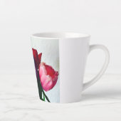 Spring Tulip Bouquet Milchtasse (Rechts)