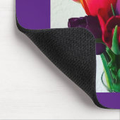 Spring Tulip Bouquet Mousepad (Ecke)