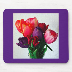 Spring Tulip Bouquet Mousepad