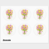 Spring Tulip Bouquet Stickers (Blatt)