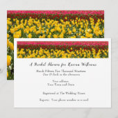 Spring Tulip Bridal Shower Invitation Einladung (Vorne/Hinten)
