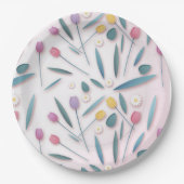 Spring Tulip & Daisy Paper Teller (Vorderseite)