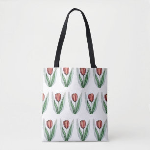 Spring Tulip: Ein Symbol für Liebe & Neuanfang Fl Tasche