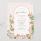 Spring Tulip Einladung (Vorne/Hinten)