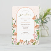 Spring Tulip Einladung (Stehend Vorderseite)