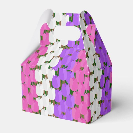 Spring Tulip Field Geschenkschachtel (Vorderseite)