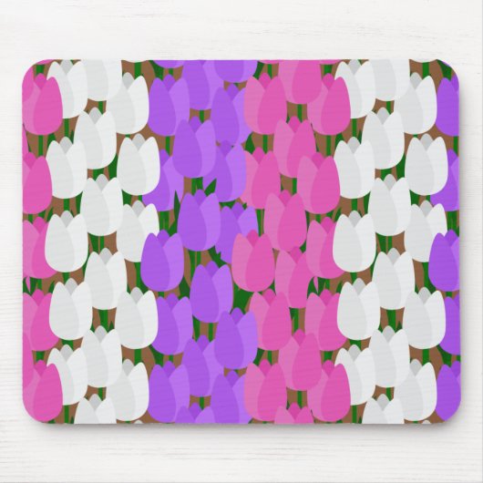 Spring Tulip Field Mousepad (Vorne)