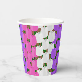 Spring Tulip Field Pappbecher