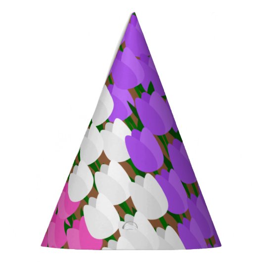 Spring Tulip Field Partyhütchen (Links)