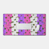 Spring Tulip Field Schreibtischunterlage (Tastatur & Maus)