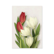 Spring Tulip Floral Business Card