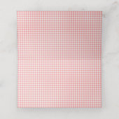 Spring Tulip Floral Platzkarten (Innenseite Aufgefaltet)