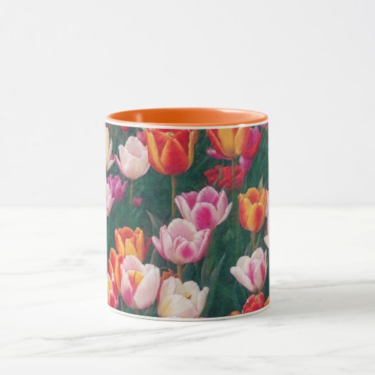 Spring Tulip Garden Art Tasse Cup (Zentrum)