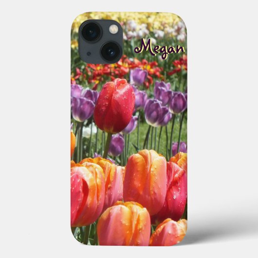 Spring Tulip Garden Case-Mate iPhone Hülle (Rückseite)