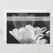 Spring Tulip Wedding Einladung (Vorderseite)