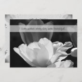 Spring Tulip Wedding Einladung (Vorne/Hinten)