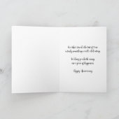 Spring Tulips 40th Wedding Anniversary Card Karte (Innenseite)