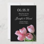 Spring Tulips Ankündigung Datum freihalten (Rückseite)