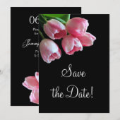 Spring Tulips Ankündigung Datum freihalten (Vorne/Hinten)