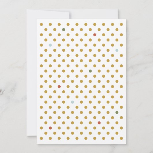 Spring Tulips Bridal Dusche Einladung (Rückseite)