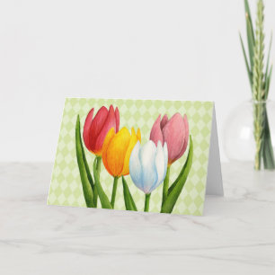 Spring Tulips Card Feiertagskarte