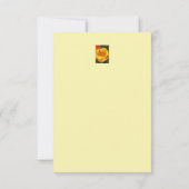 Spring Tulips Flat Greeting Card Karte (Rückseite)