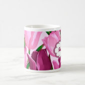 Spring Tulips Individuelle Name Muttertagsgeschenk Kaffeetasse (Mittel)