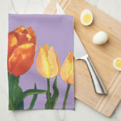 Spring Tulips Kitchen Towels Geschirrtuch (Viertel Falte)