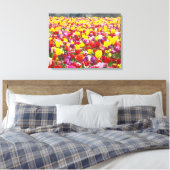 Spring Tulips Leinwand Panels Custom Fine Art (Insitu (Schlafzimmer))