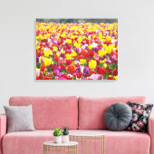 Spring Tulips Leinwand Panels Custom Fine Art (Insitu (Wohnzimmer))
