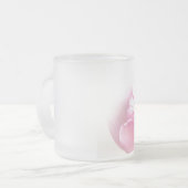 Spring Tulips Mattiert Glass Tasse (Vorderseite Links)