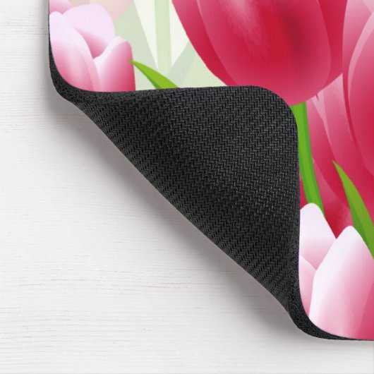 Spring Tulips Osterbenutzerdefiniertes Geschenk Mousepad (Ecke)