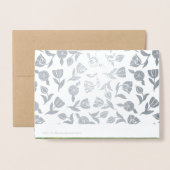 Spring Tulips Real Foil Luxus Ostern Folienkarte (Rückseite mit Umschlag)