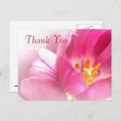 Spring Tulips Vielen Dank Postcard Postkarte (Vorne/Hinten)