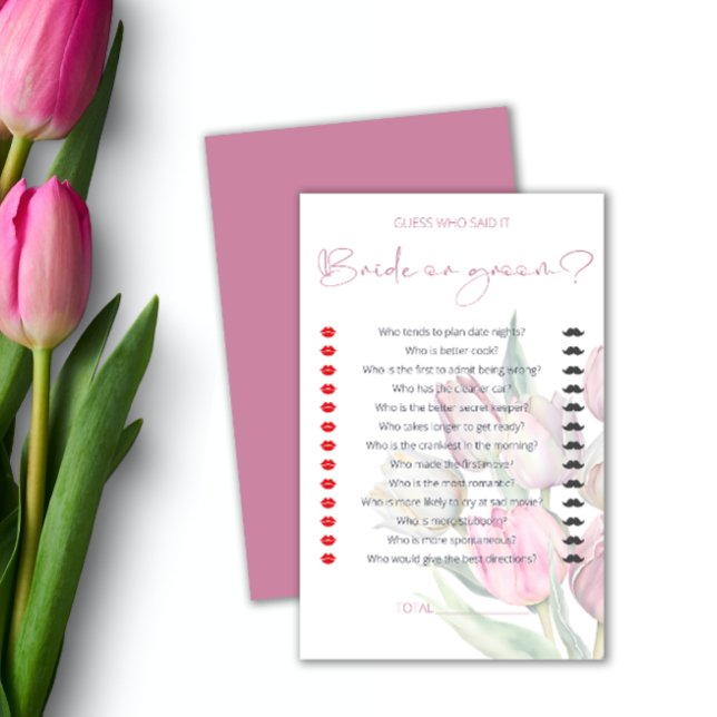 Spring Tulpen Brautparty Game (Von Creator hochgeladen)