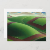 Spring Turning, 1936 von Grant Wood Postkarte (Vorne/Hinten)