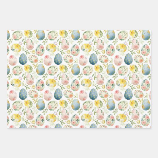 SPRING UND OSTGESCHENK GESCHENKPAPIER SET (Vorderseite 3)