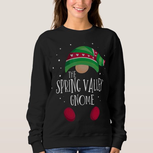 Spring Valley Gnome Family Matching Christmas Paja Sweatshirt (Vorderseite)