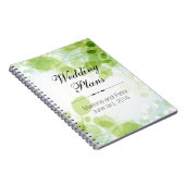 Spring Verlasst Watercolor Wedding Planner Notizblock (Rechte Seite)