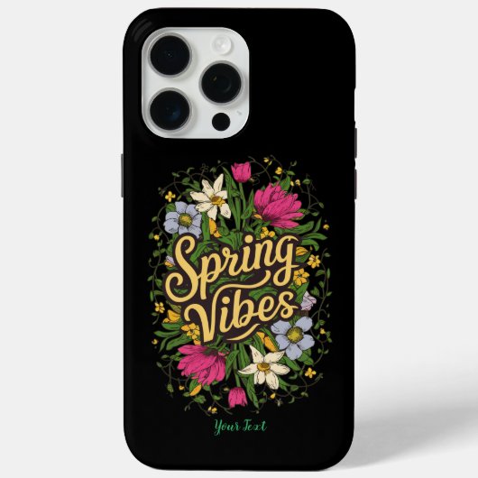 Spring Vibes Case-Mate iPhone Hülle (Rückseite)