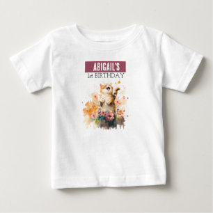 Spring Vibes Cat - 1. Geburtstag T - Shirt