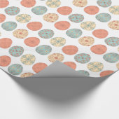 Spring Vibes - Osterpackpapier mit Floral E Geschenkpapier (Ecke)