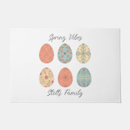 Spring Vibes - Personalisiert Osterheimatt mit Fl Fußmatte