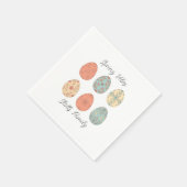 Spring Vibes - Personalisierter Ostern Napkin mit  Serviette (Ecke)