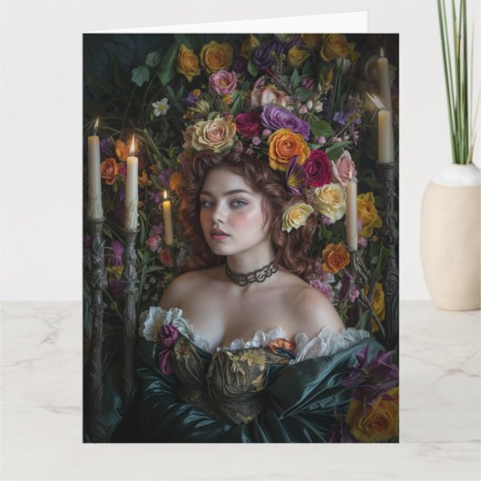 Spring Viktorianisch Goth 2025 Design 11 Card Karte (Vorderseite)